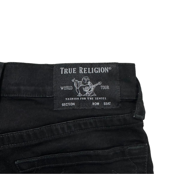 True Religion Buddha World Tour Geno Relaxed Slim Black Wash Jeans Sz 30x32 NWT - Picture 15 of 16